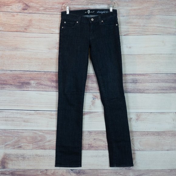 7 for all Mankind Straight Leg Denim Jeans Size 26